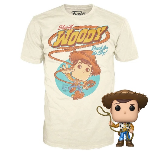 [FT63361] Pop! & Tee: Disney: Toy Story 4 - Woody (L)