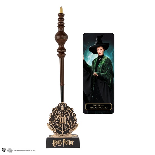 [CR3584] Cinereplica: Wand Pen with stand - Minerva McGonagall