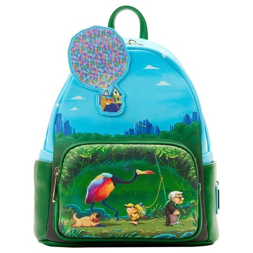 [LF-WDBK2786] Loungefly! Leather: Disney Pixar UP Moment Jungle Stroll Mini Backpack