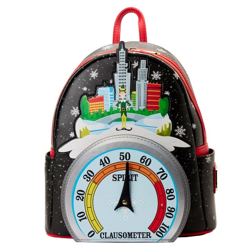 [LF-ELFBK0006] Loungefly! Leather: Elf Clausometer Light Up Mini Backpack
