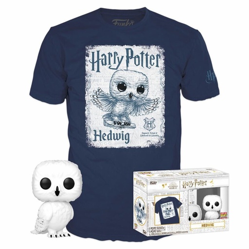 [FT63609] Pop! & Tee: Harry Potter:Hedwig: L