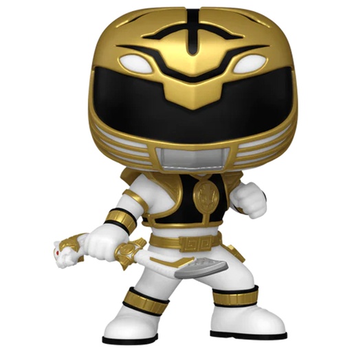 [FU73964] Pop! Tv: Mighty Morphin Power Ranger 30th - White Ranger with Sword (Exc)