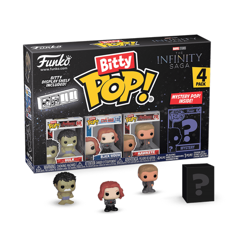 [FU71504] Bitty Pop! Marvel: The Avengers - Hulk 4PK