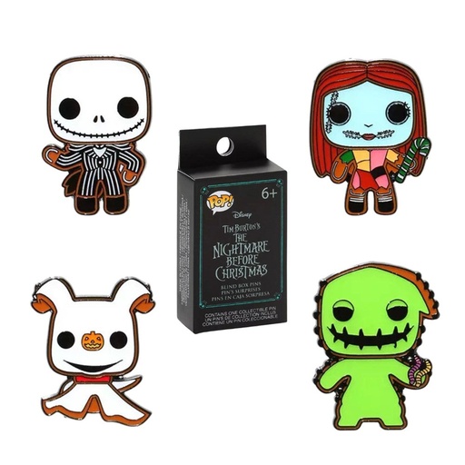 [LF-WDPN2987] Loungefly! Blind Box Pin: Disney The Night Before Christmas Gingerbread Blind Box Pins