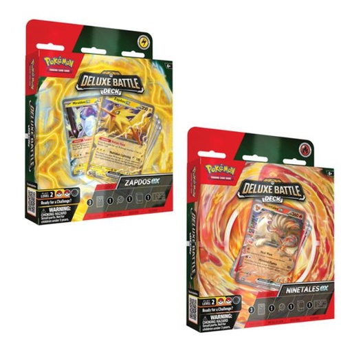 [PK290-85600] TCG: Pokemon- March Ex Deluxe Battle Decks - Ninetales/Zapdos Assortment