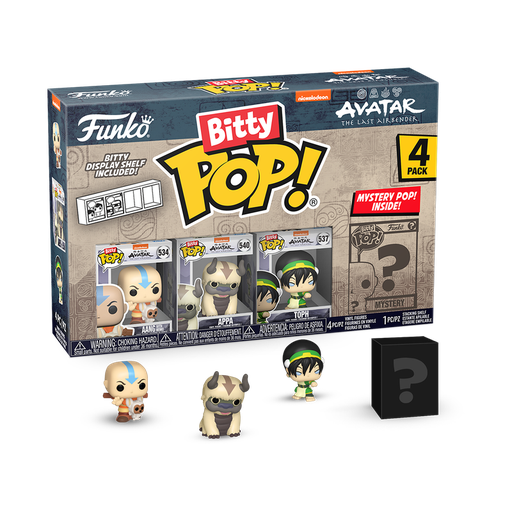 [FU73056] Bitty Pop! Animation: Avatar: The Last Airbender - Aang 4pk