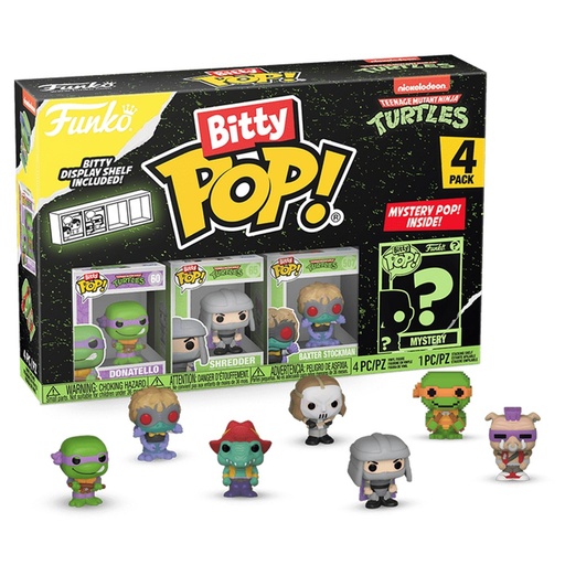 [FU71508] Bitty Pop! Tv: Teenage Mutant Ninja Turtle - Donatello 4pk