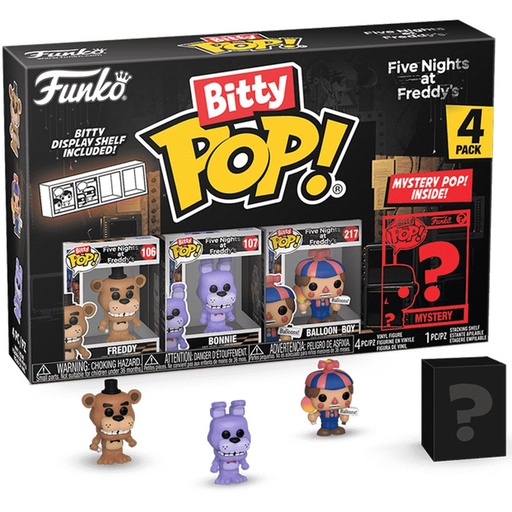 [FU73046] Bitty Pop! Games: Five Nights at Freddy's - Freddy 4PK
