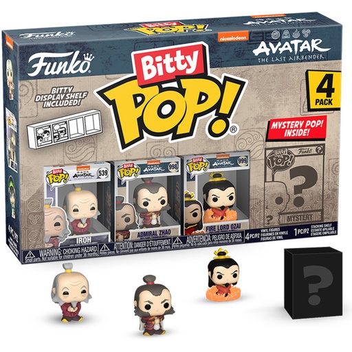 [FU73058] Bitty Pop! Animation: Avatar: The Last Airbender - Iroh 4pk