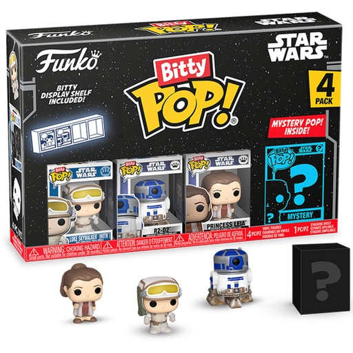 [FU83668] Bitty Pop! Star Wars: Star Wars - Luke 4pk