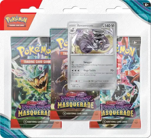 [PK189-85783] Pokemon TCG: Scarlet & Violet 06 3 Pack Blister - Assortment