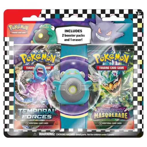 [PK290-85822] Pokemon TCG: Back to School Eraser Blister - Assortment