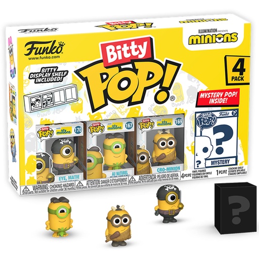 [FU73035] Bitty Pop! Animation: Minions - Eye Matie 4pk