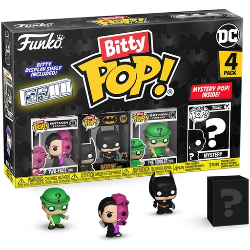 [FU81130] Bitty Pop! Heroes: Batman 85th - Two Face 4PK