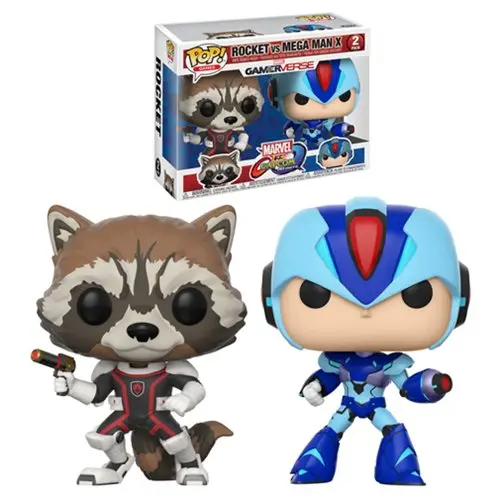 [FU22773] Pop! Games: Marvel Vs. Capcom- Rocket Vs Mega Man 2 Pack