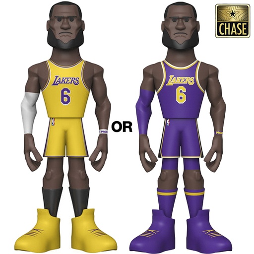 [FU57290] Gold NBA: Lakers- LeBron James w/Chase 12"