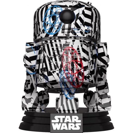 [FU45526] Pop! Artist Series: Movies: Star Wars Retro Series- R2D2 (Futura) (Exc)