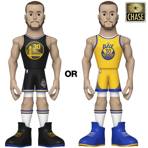 [FU59382] Gold 5" NBA: Warriors- Stephen Curry (City) w/ Chase