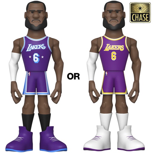 [FU59386] Gold 5" NBA: Lakers- LeBron James (City) w/ Chase