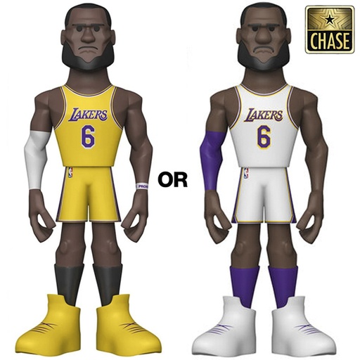 [FU57291] Gold 5" NBA: Lakers- LeBron w/Chase