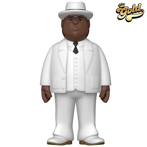 [FU56721] Gold 12" Rocks: Biggie Smalls (White Suit)