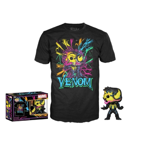 [FT56270] Pop! & Tee: Venom- Eddie Brock (Blacklight) - M