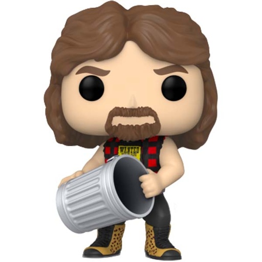 [FU62368] Pop! & Pin: WWE- Cactus Jack w/ Trash Can (Exc)